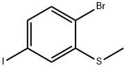 1-BROMO-4-IODO-2-(METHYLTHIO)BENZENE Struktur