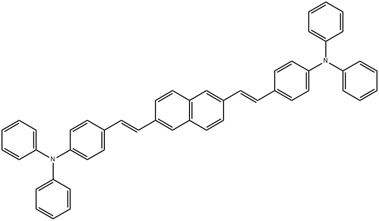 N-BDAVBi , N-(4-((E)-2-(6-((E)-4-(diphenylaMino)styryl)naphtha 化学構造式