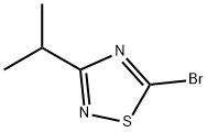 5-bromo-3-isopropyl-1,2,4-thiadiazole, 1032825-79-8, 结构式