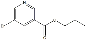 5-Bromo-nicotinic acid propyl ester,1033692-96-4,结构式