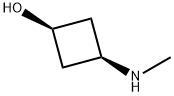 (1s,3s)-3-(MethylaMino)cyclobutan-1-ol Structure