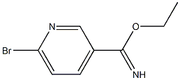 ethyl 6-bromonicotinimidate 化学構造式
