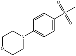 4-(4-Methanesulfonyl-phenyl)-morpholine, 10338-65-5, 结构式