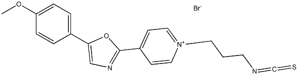 N-(3-Isothiocyanatopropyl)-4-(5'-(4''-Methoxyphenyl)-2'-oxazolyl) pyridiniuM broMide Structure