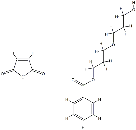 2,5-Furandione, polymer with oxybis[propanol], benzoate Struktur