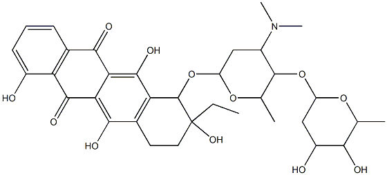 cosmomycin B',103470-57-1,结构式