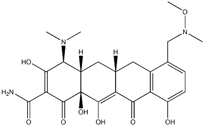 サレサイクリン 化学構造式