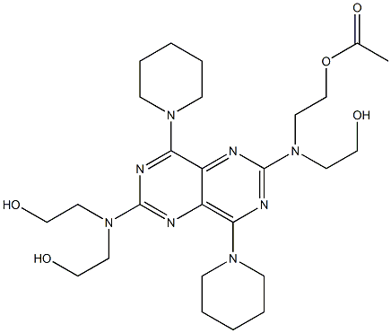 dipyridamole monoacetate,103638-43-3,结构式