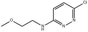 6-chloro-N-(2-methoxyethyl)pyridazin-3-amine 结构式