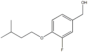 [3-fluoro-4-(3-methylbutoxy)phenyl]methanol 结构式