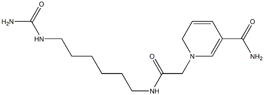 nicotinamide N(1)-(N-(6-aminohexyl)acetamide)agarose Structure