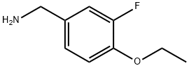 (4-ethoxy-3-fluorophenyl)methanamine Structure