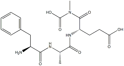 poly(phenylalanyl-alanyl-glutamyl-glycine) 结构式