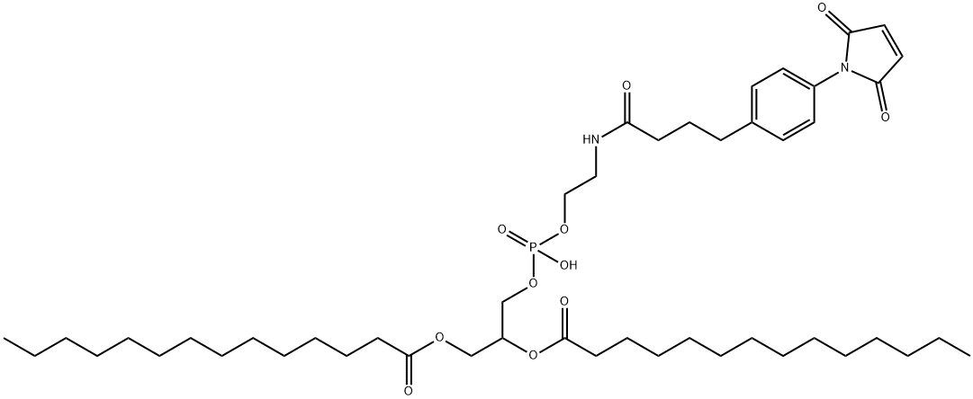 N-(4-(4-maleimidophenyl)butyryl)phosphatidylethanolamine Structure