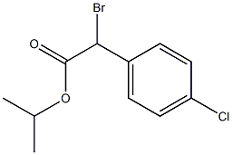 2-溴-4-氯苯乙酸异丙酯 结构式