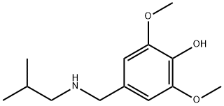 2,6-dimethoxy-4-{[(2-methylpropyl)amino]methyl}phenol Structure