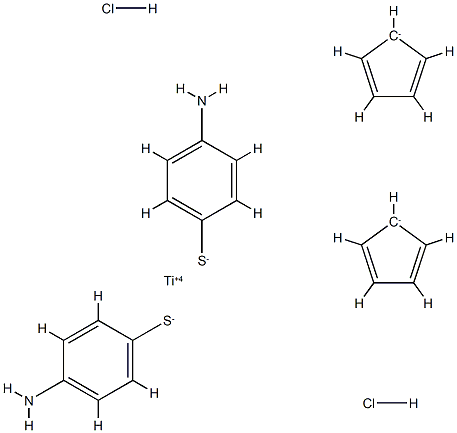 titanocene bis(4-aminothiophenolate) 结构式