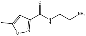 3-Isoxazolecarboxamide,N-(2-aminoethyl)-5-methyl-(9CI) Structure