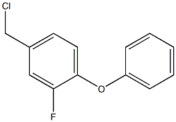 4-(chloromethyl)-2-fluoro-1-phenoxybenzene 结构式