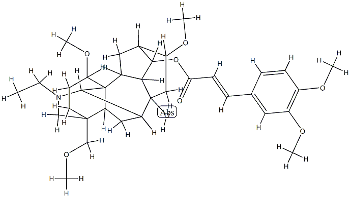 methylgymnaconitine Struktur