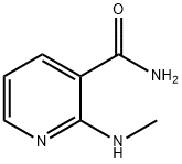 3-Pyridinecarboxamide,2-(methylamino)-(9CI) Struktur