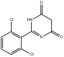 2-(2,6-DICHLOROPHENYL)-6-HYDROXY-4(3H)-PYRIMIDINONE Structure