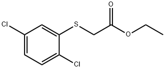 ethyl 2-[(2,5-dichlorophenyl)sulfanyl]acetate Struktur
