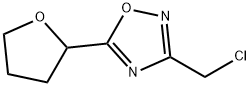 3-(chloromethyl)-5-(tetrahydrofuran-2-yl)-1,2,4-oxadiazole(SALTDATA: FREE) Structure