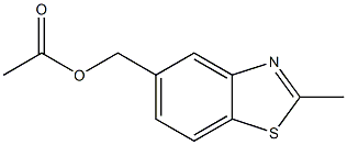 5-Benzothiazolemethanol,2-methyl-,acetate(6CI) Structure