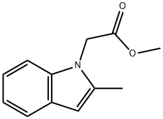 methyl 2-(2-methyl-1H-indol-1-yl)acetate Structure