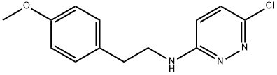 6-chloro-N-[2-(4-methoxyphenyl)ethyl]pyridazin-3-amine Struktur