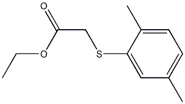 ethyl 2-[(2,5-dimethylphenyl)sulfanyl]acetate Struktur