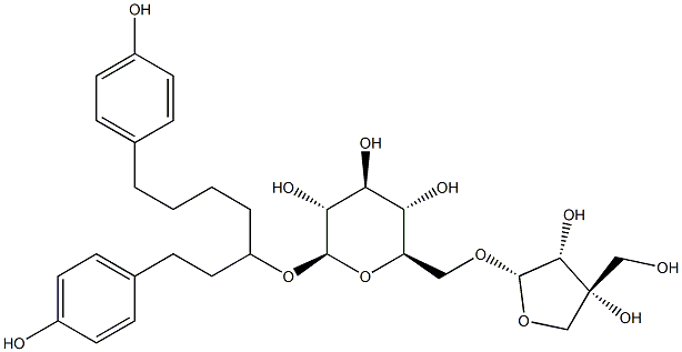 アセロシドVIII 化学構造式