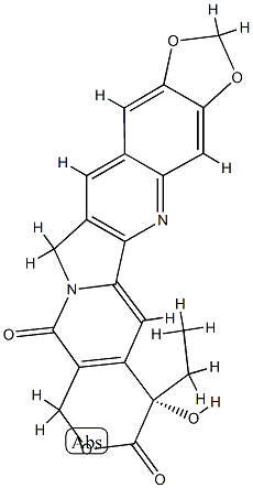 10,11-methylenedioxy-20-camptothecin Structure