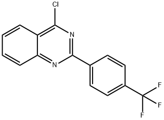 4-chloro-2-[4-(trifluoromethyl)phenyl]quinazoline Structure