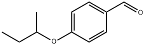 4-(ブタン-2-イルオキシ)ベンズアルデヒド 化学構造式
