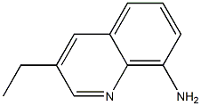 8-Quinolinamine,3-ethyl-(9CI) Structure