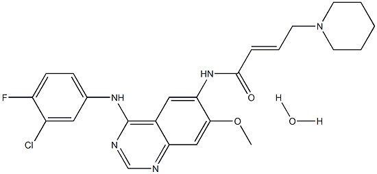 ダコミチニブ 化学構造式
