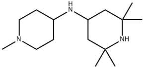 2,2,6,6-tetramethyl-N-(1-methylpiperidin-4-yl)piperidin-4-amine Struktur