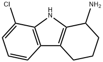 8-chloro-2,3,4,9-tetrahydro-1H-carbazol-1-amine 化学構造式