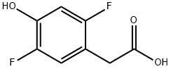 (2,5-Difluoro-4-hydroxy-phenyl)-acetic acid Structure