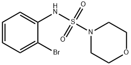 N-(2-bromophenyl)morpholine-4-sulfonamide Structure