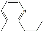 3-Picoline,2-butyl-(6CI) Structure
