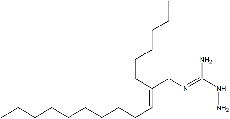 N-decylidenimino-N'-1-octylguanidine 化学構造式