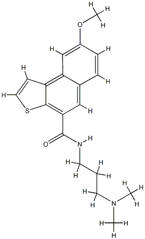 N-(3,3-dimethylamino)propyl-8-methoxynaphtho(2,1-b)thiophene-4-carboxamide|