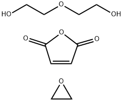 2,5-Furandione, polymer with oxirane and 2,2-oxybisethanol, ammonium salt,104339-63-1,结构式