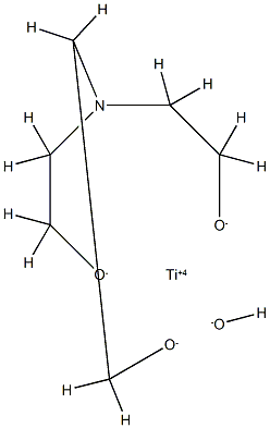 2,2',2''-NITRILOTRIETHANOL, COMPOUND WITH TITANIUM TETRAHYDROXIDE 结构式