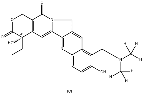 Topotecan-d6 Hydrochloride Struktur