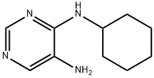N4-cyclohexylpyrimidine-4,5-diamine Struktur