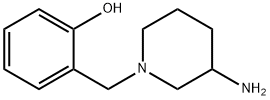 2-[(3-aminopiperidin-1-yl)methyl]phenol, 1044774-07-3, 结构式